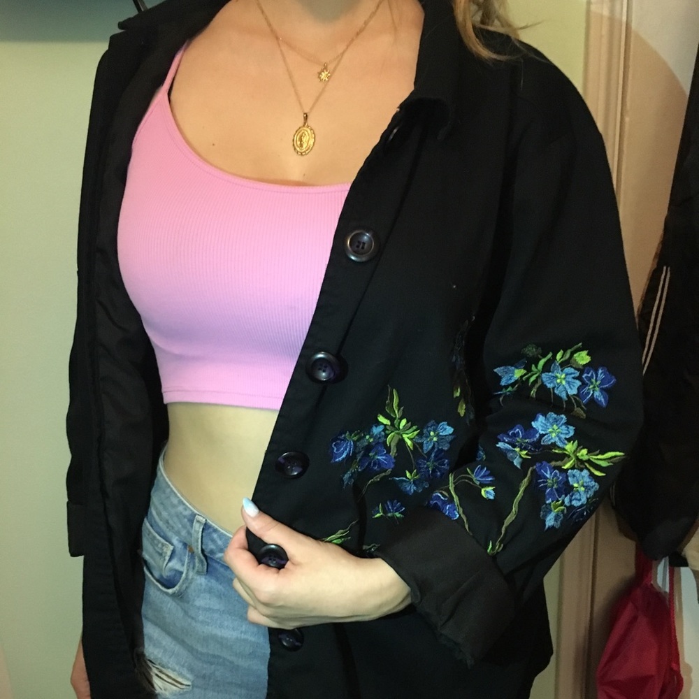 Oversized patterned button down - Picture 4 of 4